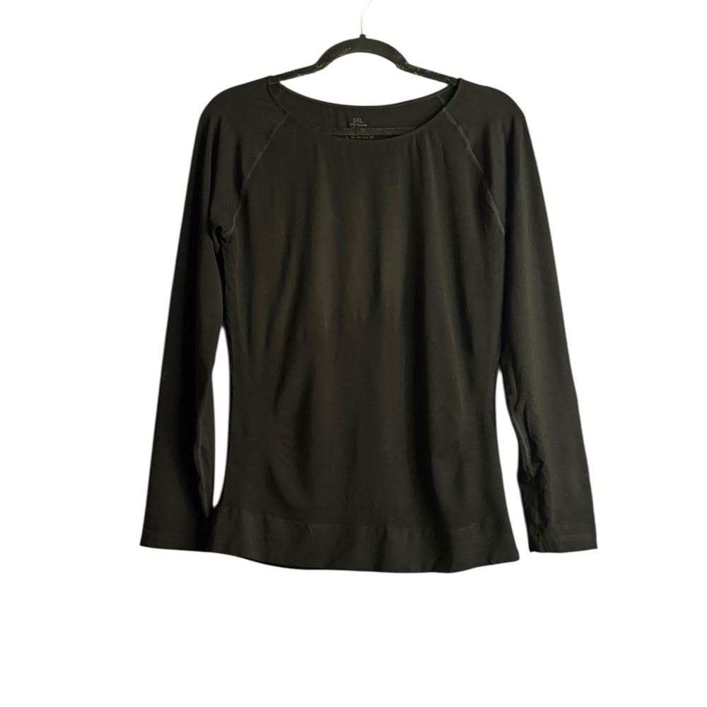 Classic Black Long Sleeve Women's Top